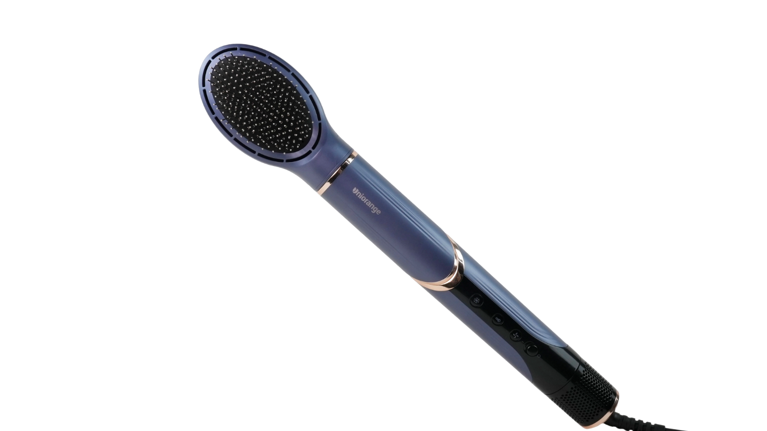 iLOOX Silqflow air-only straightening brush in blue